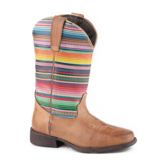 Roper Little Kids Cora Serape Tan