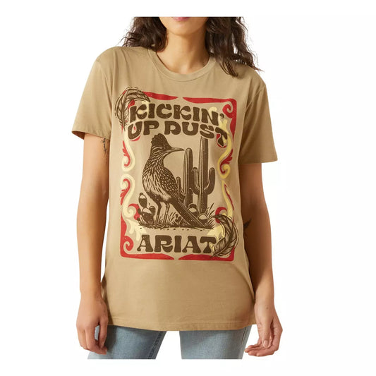 Womens Ariat Ladies Kickin' Up Dust Tee