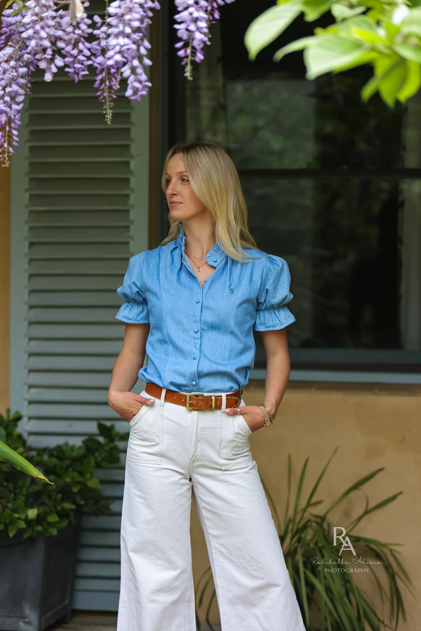 Lime & Soda Tilly Blouse Denim