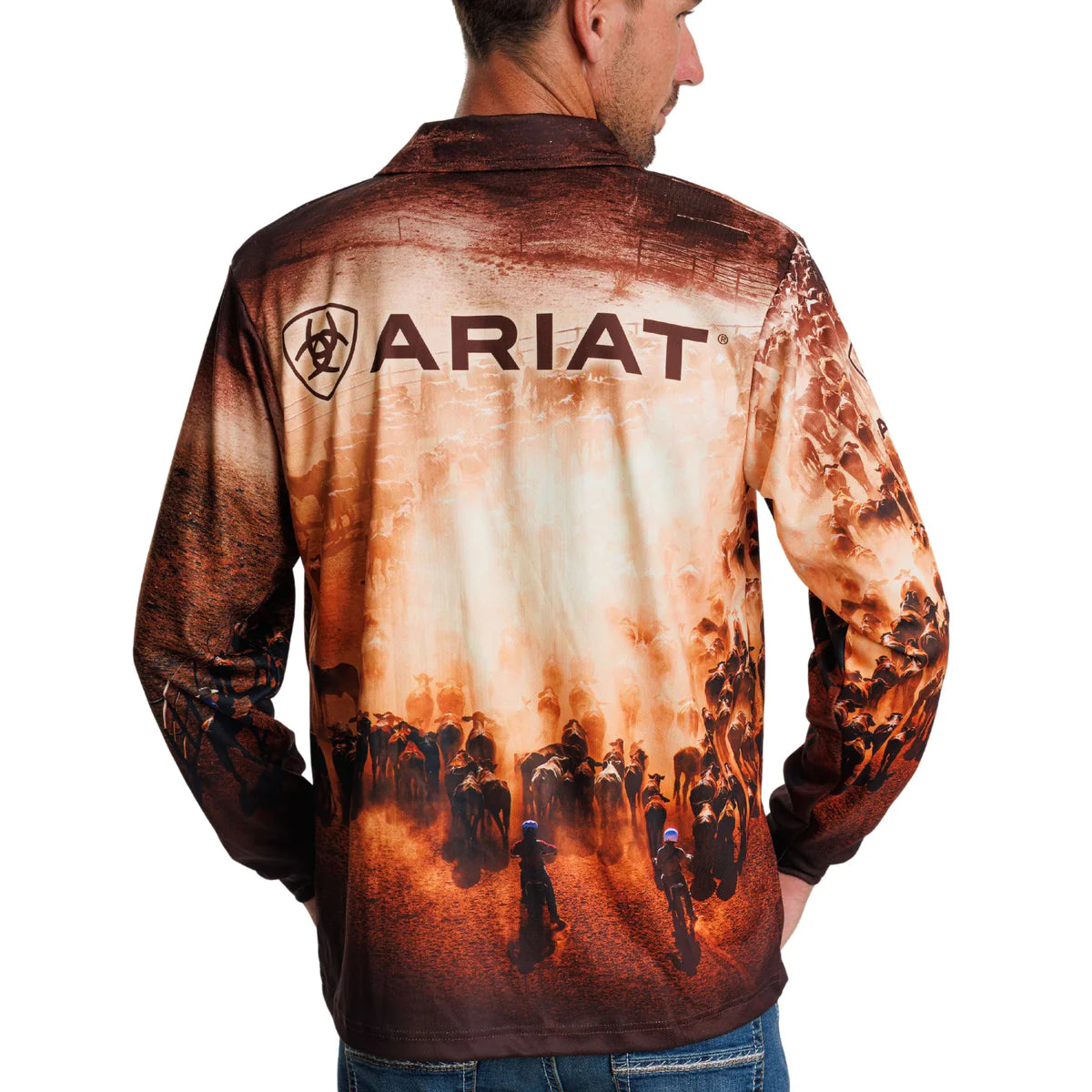 Ariat Unisex Fishing Shirt Cattle Muster