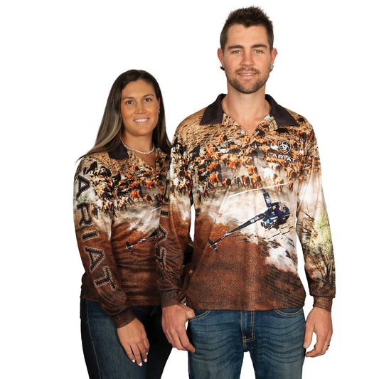 Ariat Adults Fishing Shirt Helimustering