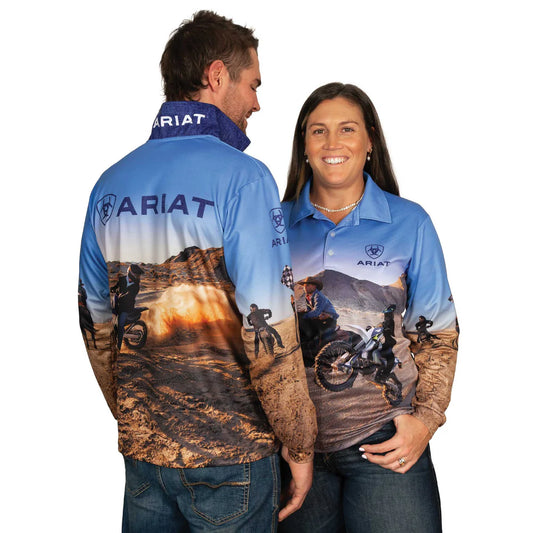 Ariat Adults Fishing Shirt Lets Ride