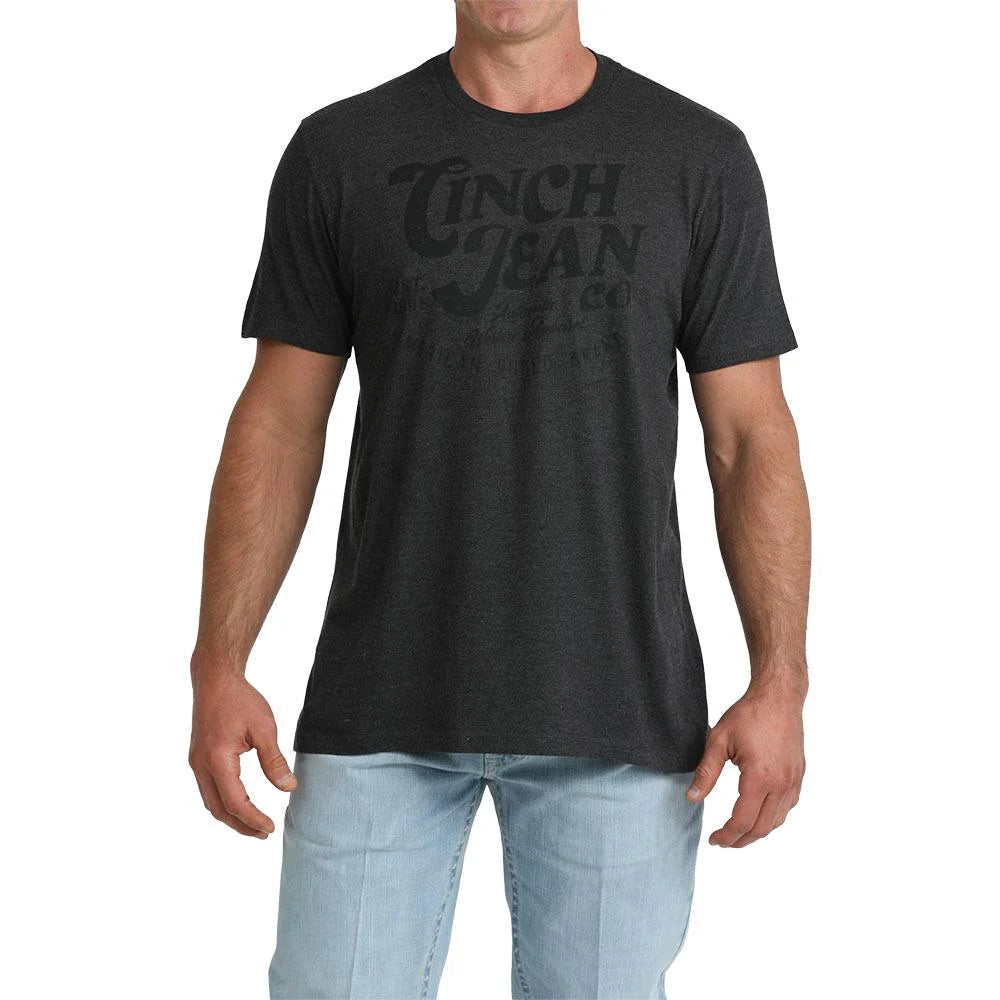 Cinch Men’s Graphic Logo Tee - Charcoal