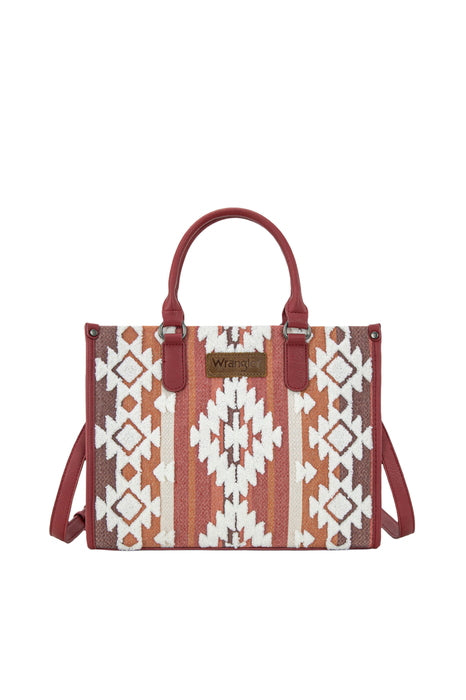 Wrangler Women's Cilia Crossbody Tote Bag - Burgundy