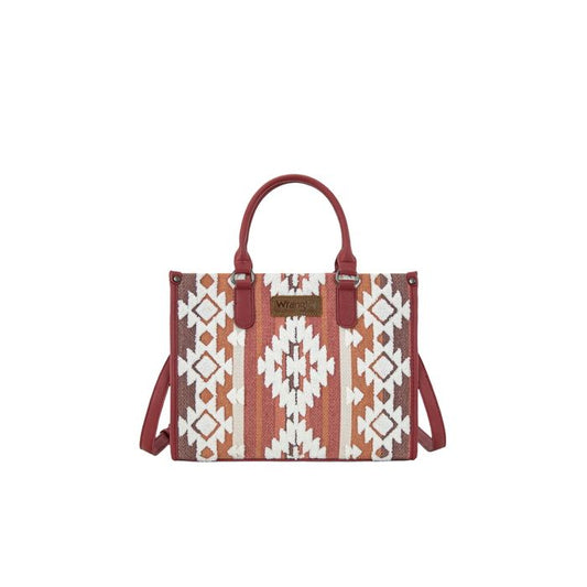 Wrangler Women's Cilia Crossbody Tote Bag - Burgundy