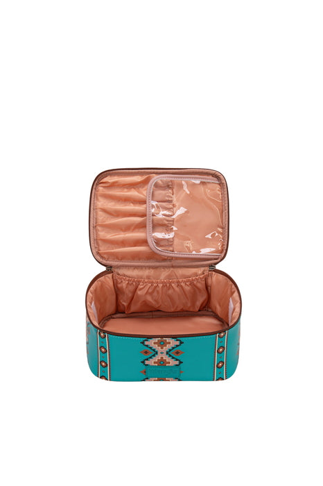 Wrangler Women's Travel Cosmetic Bag - Turquoise