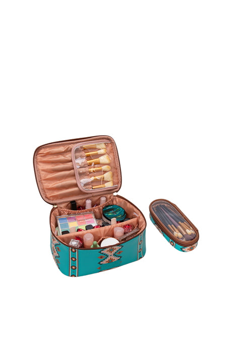Wrangler Women's Travel Cosmetic Bag - Turquoise