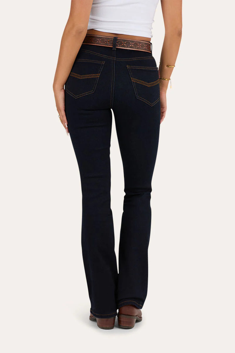 Ringers Western Penny Womens High Rise Bootleg Jean - Dark Blue