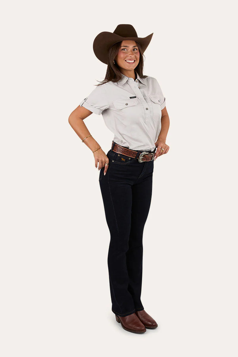 Ringers Western Penny Womens High Rise Bootleg Jean - Dark Blue