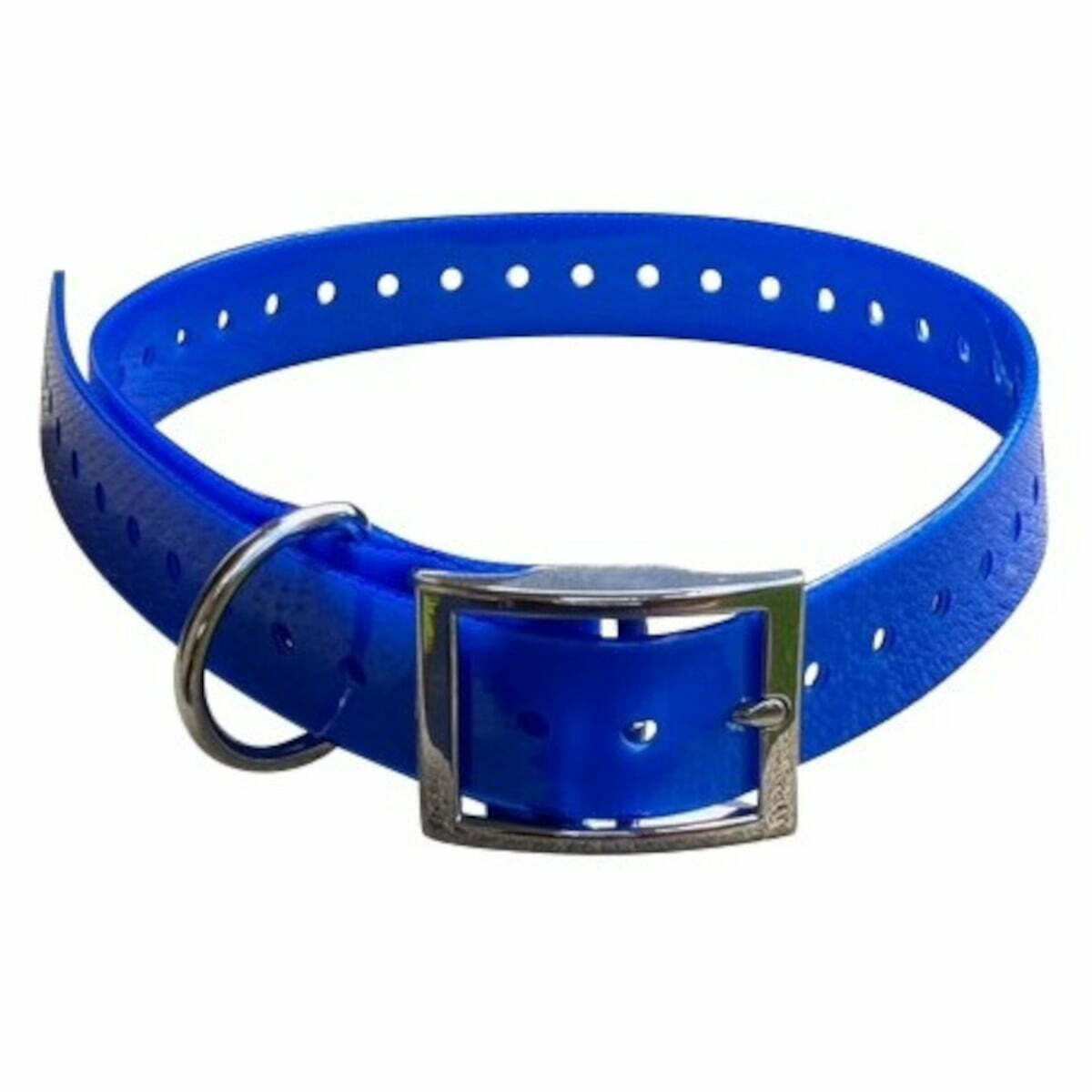 Optic Hunting 30mm Wide Dog Collar Blue Yard Collar
