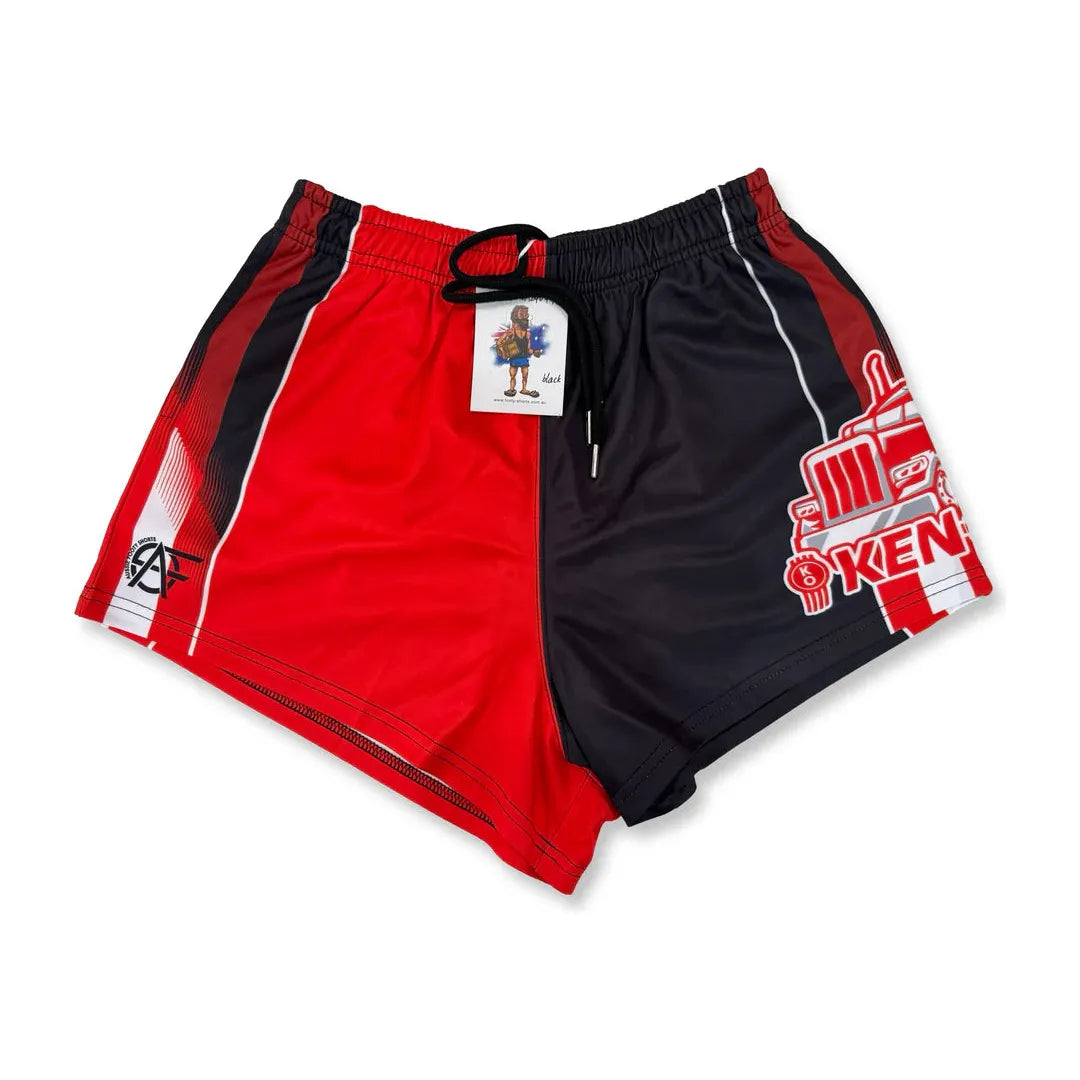 Aussie Footy Shorts Ken Oath with Pockets