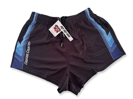 Aussie Footy Shorts Cruiser Country with Pockets
