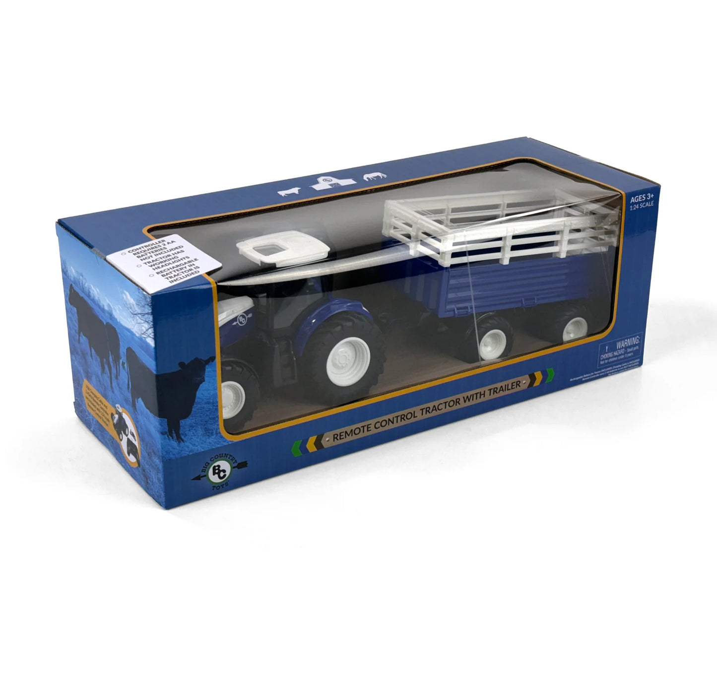 Big Country Toys Remote Control Tractor and Trailer Combo