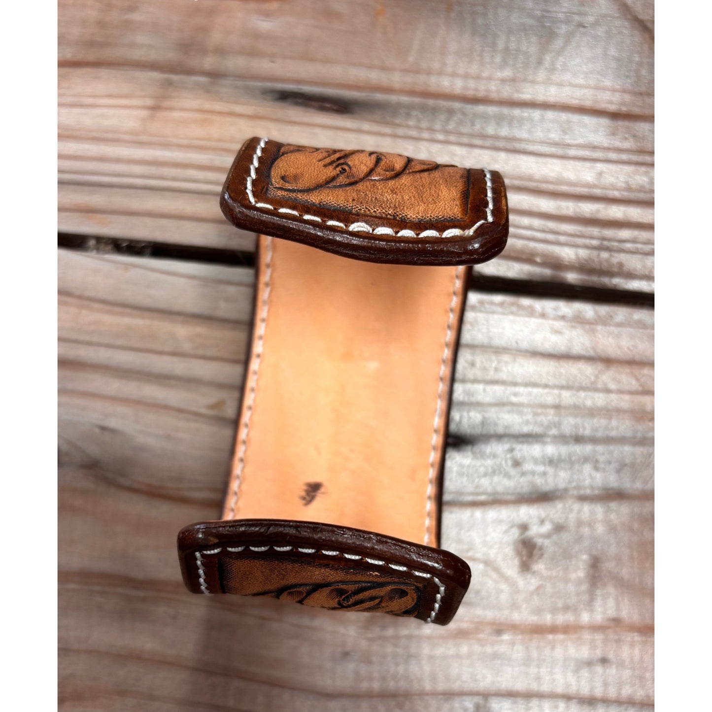 Riverstone Leather Creations Handcrafted Cuff