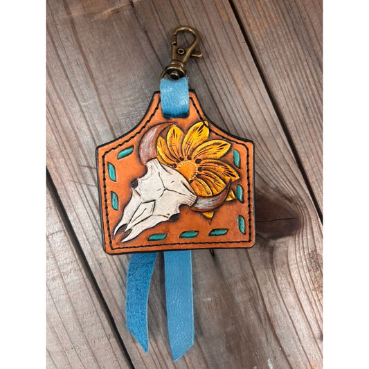 Riverstone Leather Creations Handcrafted Large Cattle Tag