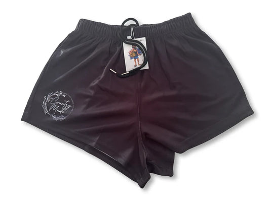 Aussie Footy Shorts Horse Shoe with Pockets