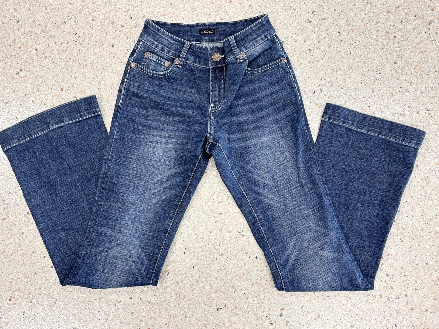 CC Wide Leg Trouser Jean Dark Wash