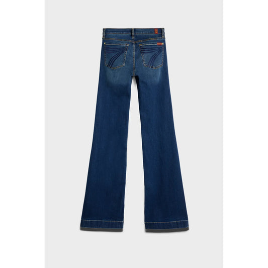 7 For All Mankind Women's Dojo Flare Jeans – Medium Melrose – 34" Leg