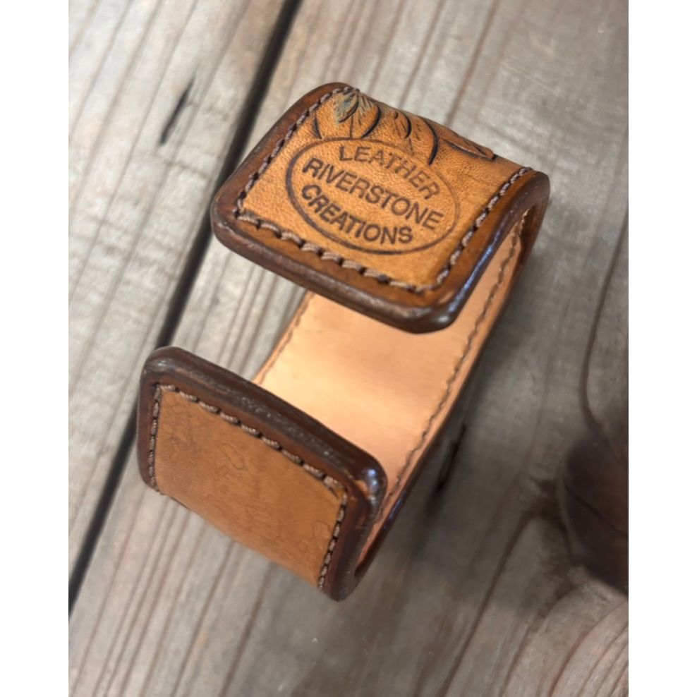 Riverstone Leather Creations Handcrafted Cuff