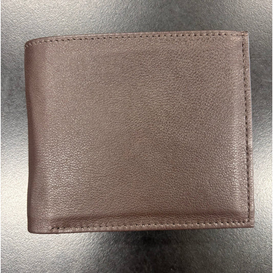Men's Leather Wallet Dark Brown
