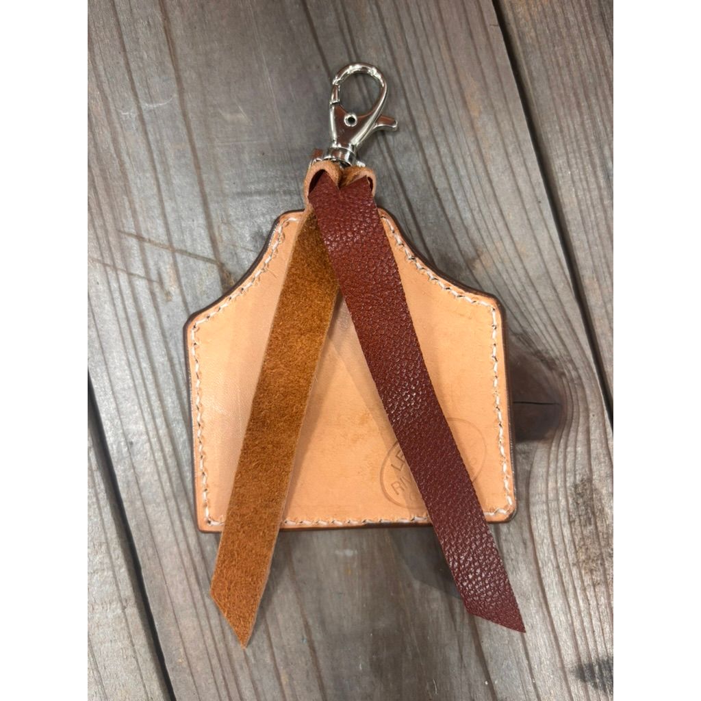 Riverstone Leather Creations Handcrafted Large Cattle Tag