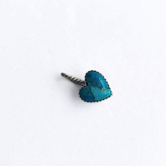 Wild Brumby Co. True Heart Sterling Silver Hat Clip – Mohave Turquoise