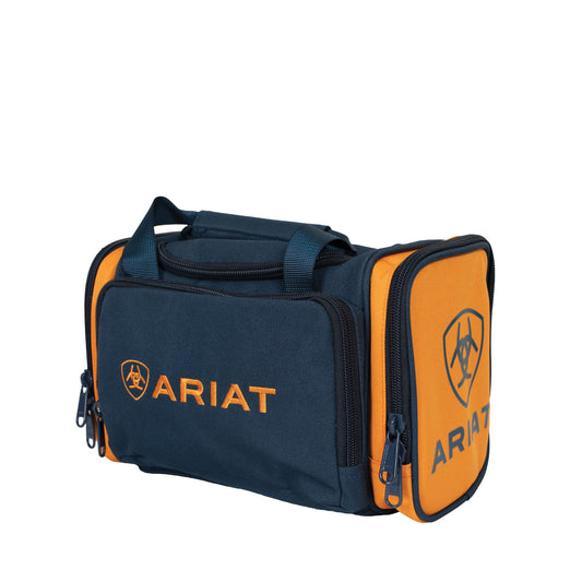 Ariat Vanity Bag Travel Toiletry Bag - Orange/Navy