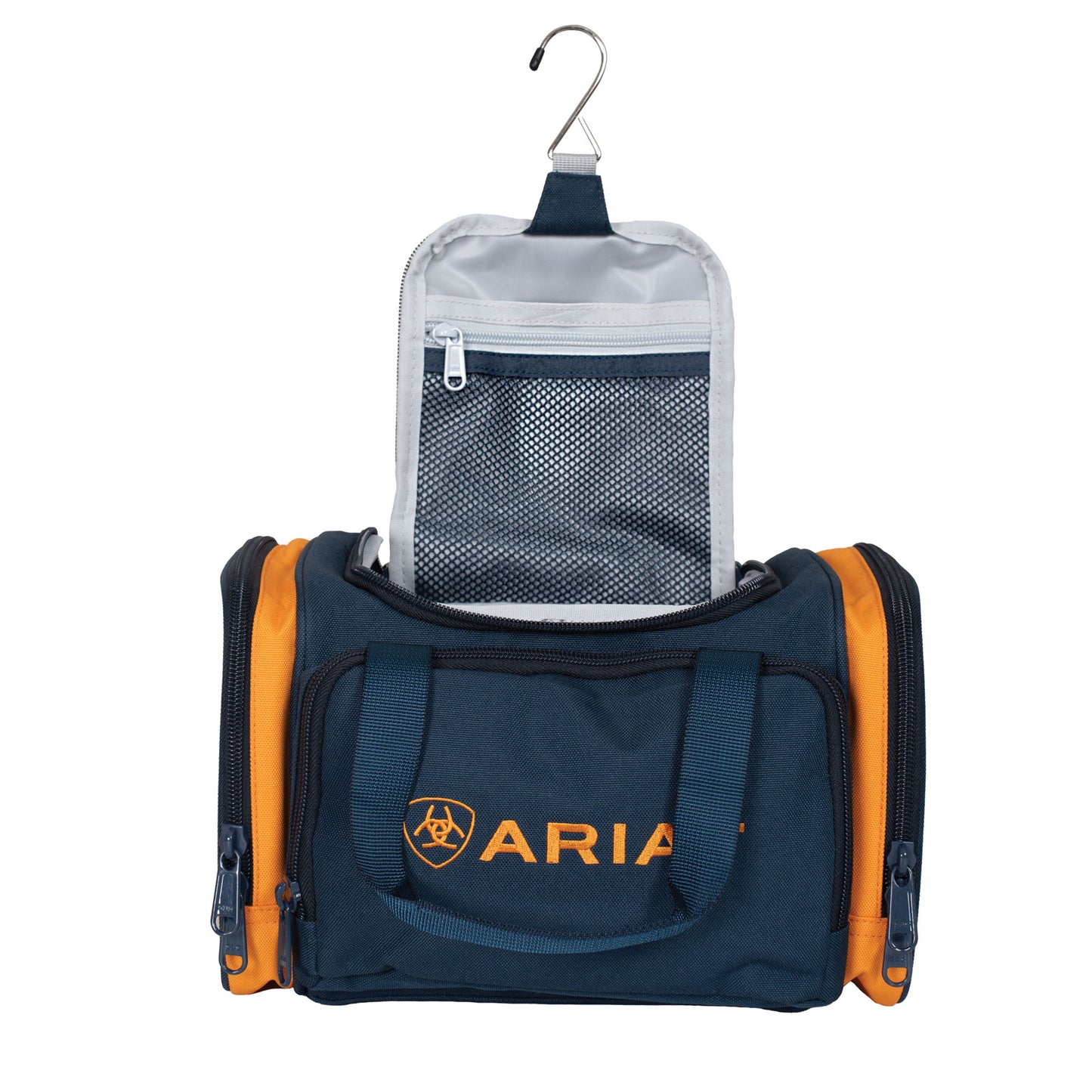 Ariat Vanity Bag Travel Toiletry Bag - Orange/Navy
