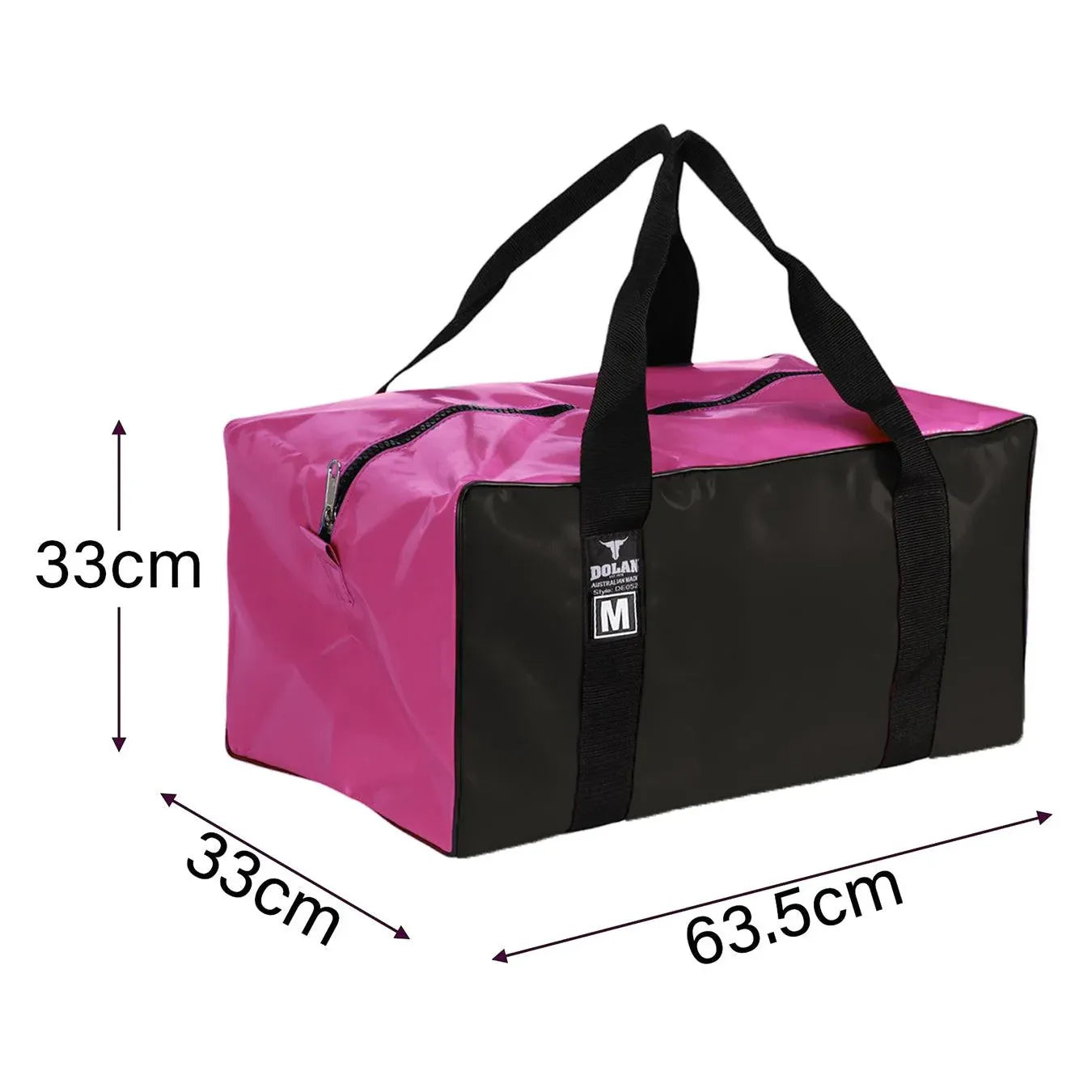 Dolan PVC Gear Bag - Black/Pink
