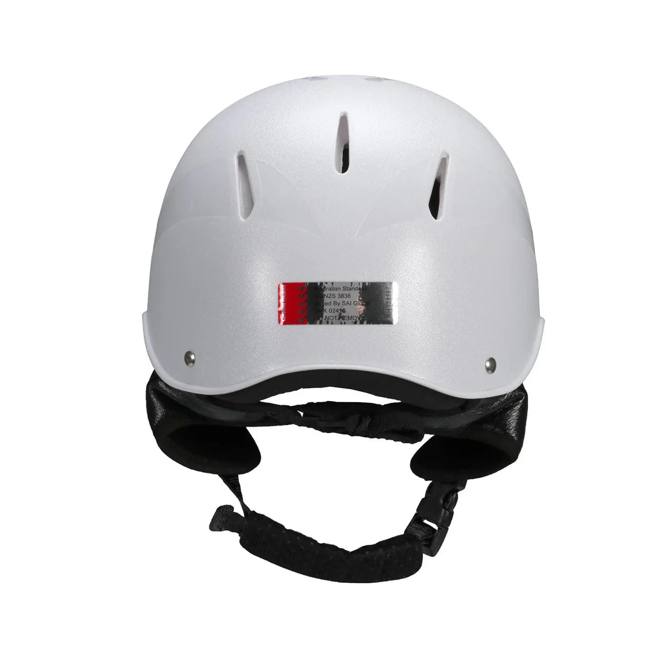 New Derby Safety Riding Helmet - Classic White