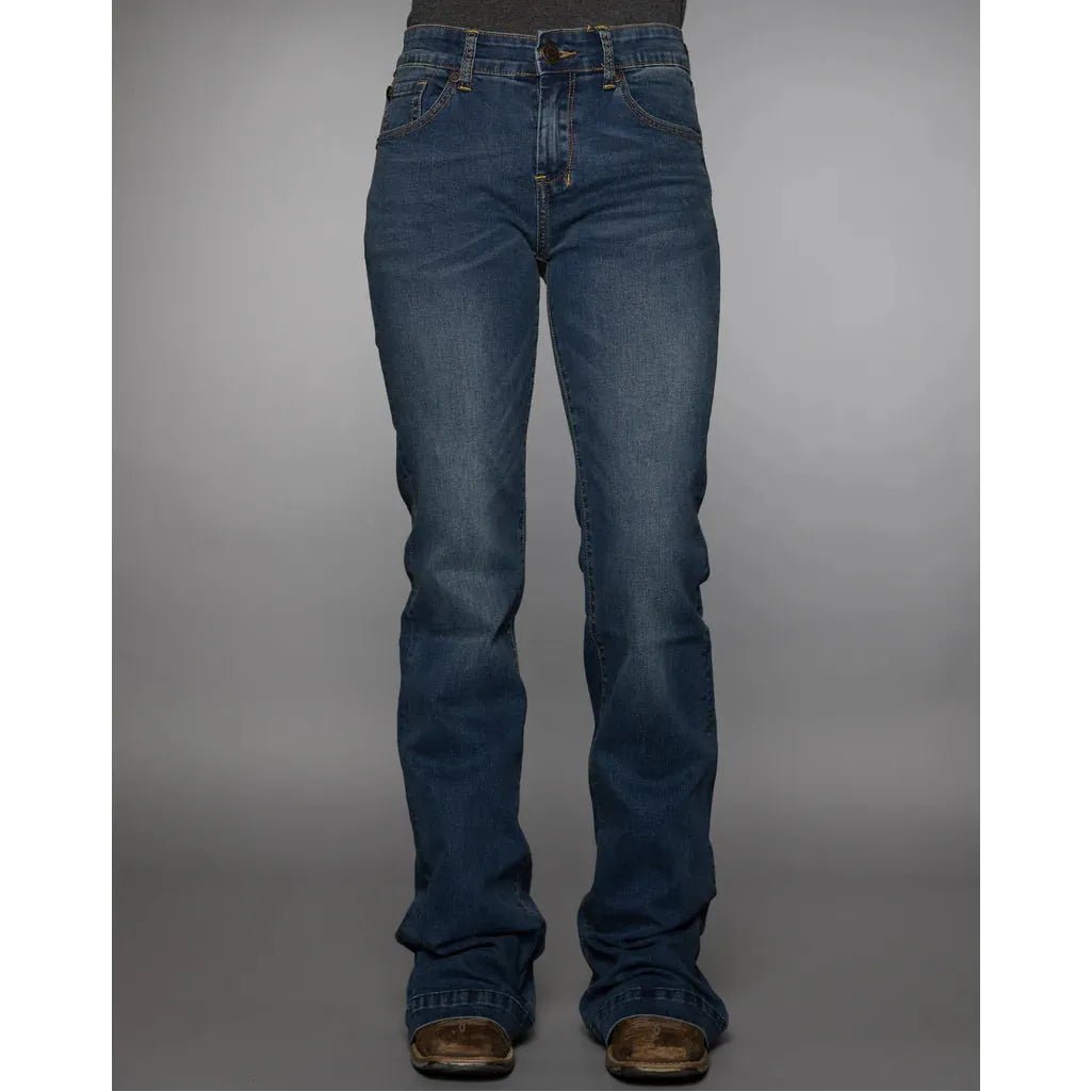 CC Western Women's Signature Trouser Jeans – Dark Wash - Billy Goats Country Outfitters