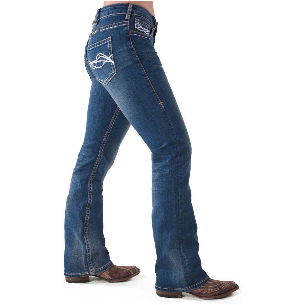 Cowgirl Tuff Jeans - Don't Fence Me In