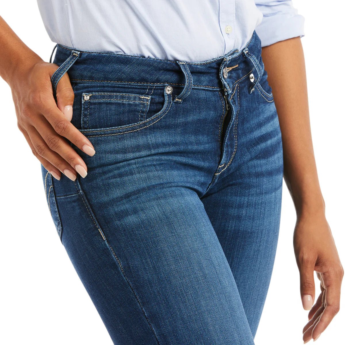 Ariat Women’s R.E.A.L. Perfect Rise Abby Straight Leg Jeans – McKenzie - Billy Goats Country Outfitters