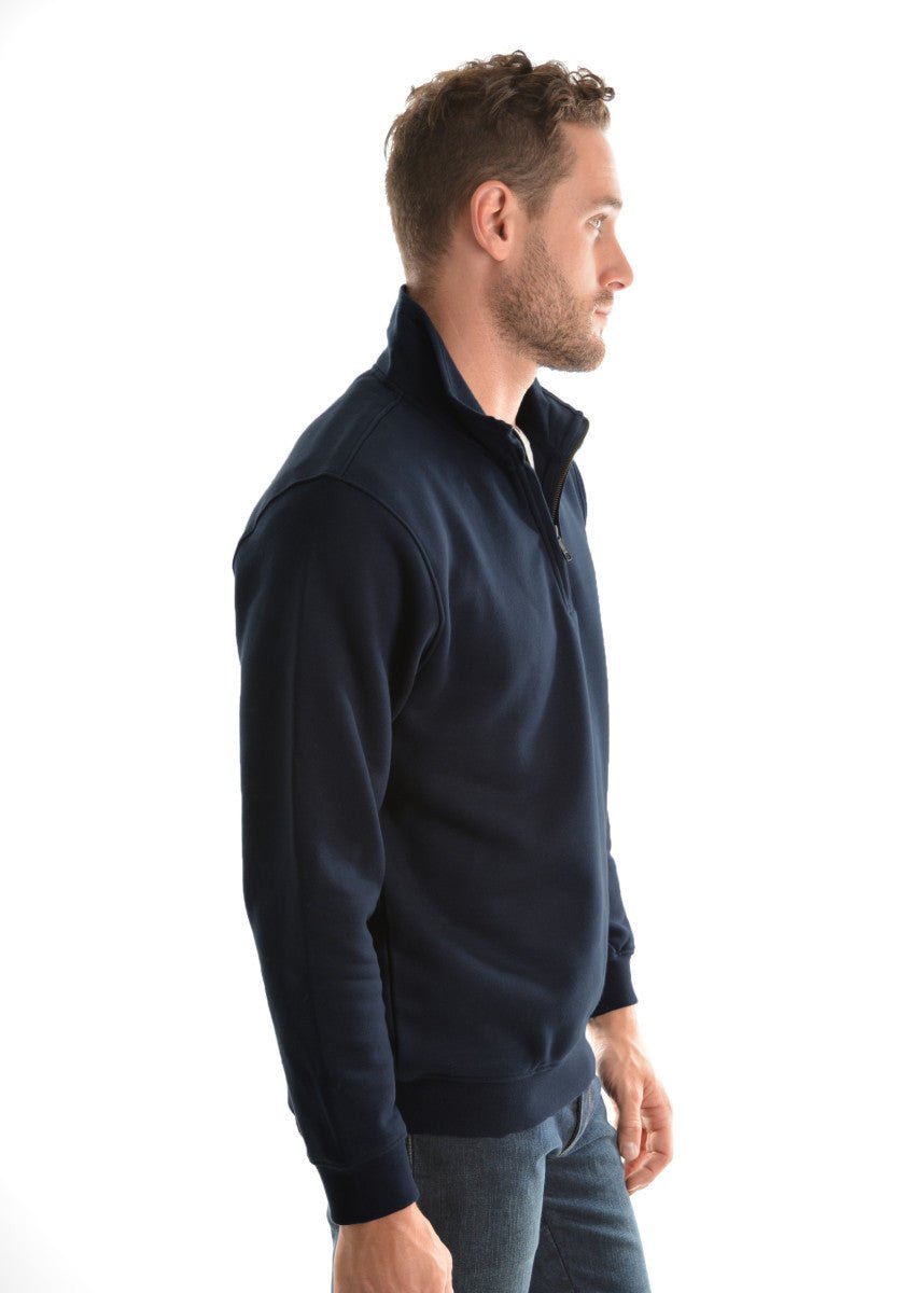 Hard Slog Men's 1/4 Zip Fleece Top - Dark Navy - Billy Goats Country Outfitters