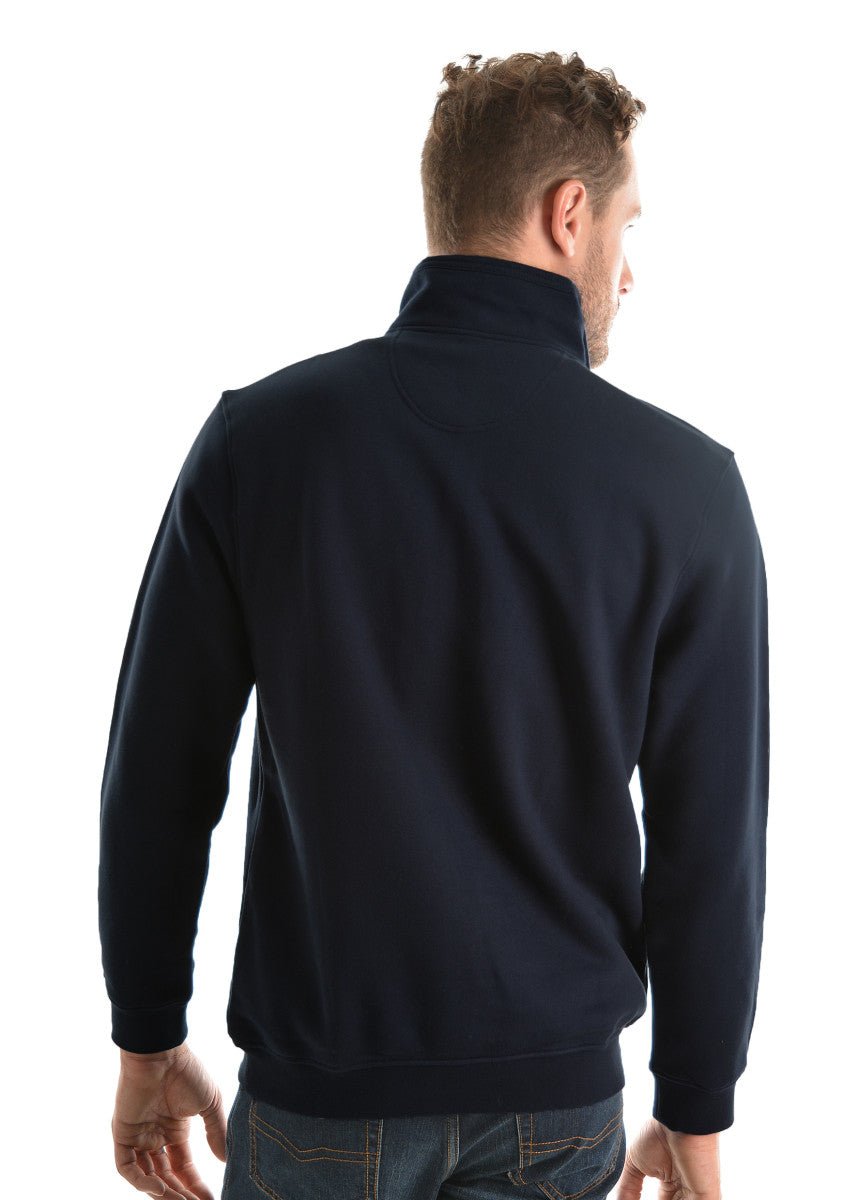 Hard Slog Men's 1/4 Zip Fleece Top - Dark Navy - Billy Goats Country Outfitters