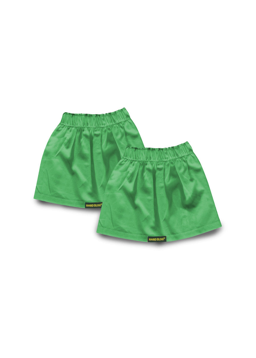 Hard Slog Sock Savers Lime Green – Cotton Drill Boot Gaiters