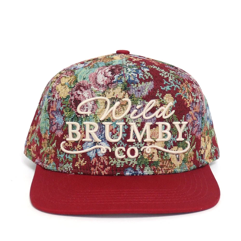 Wild Brumby Co Women's Dixie Floral Trucker Cap - Red