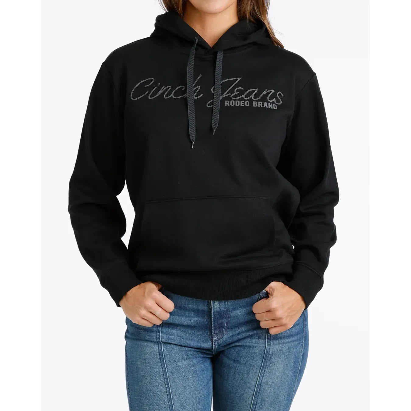 Cinch Women's Western Logo Hoodie – Black