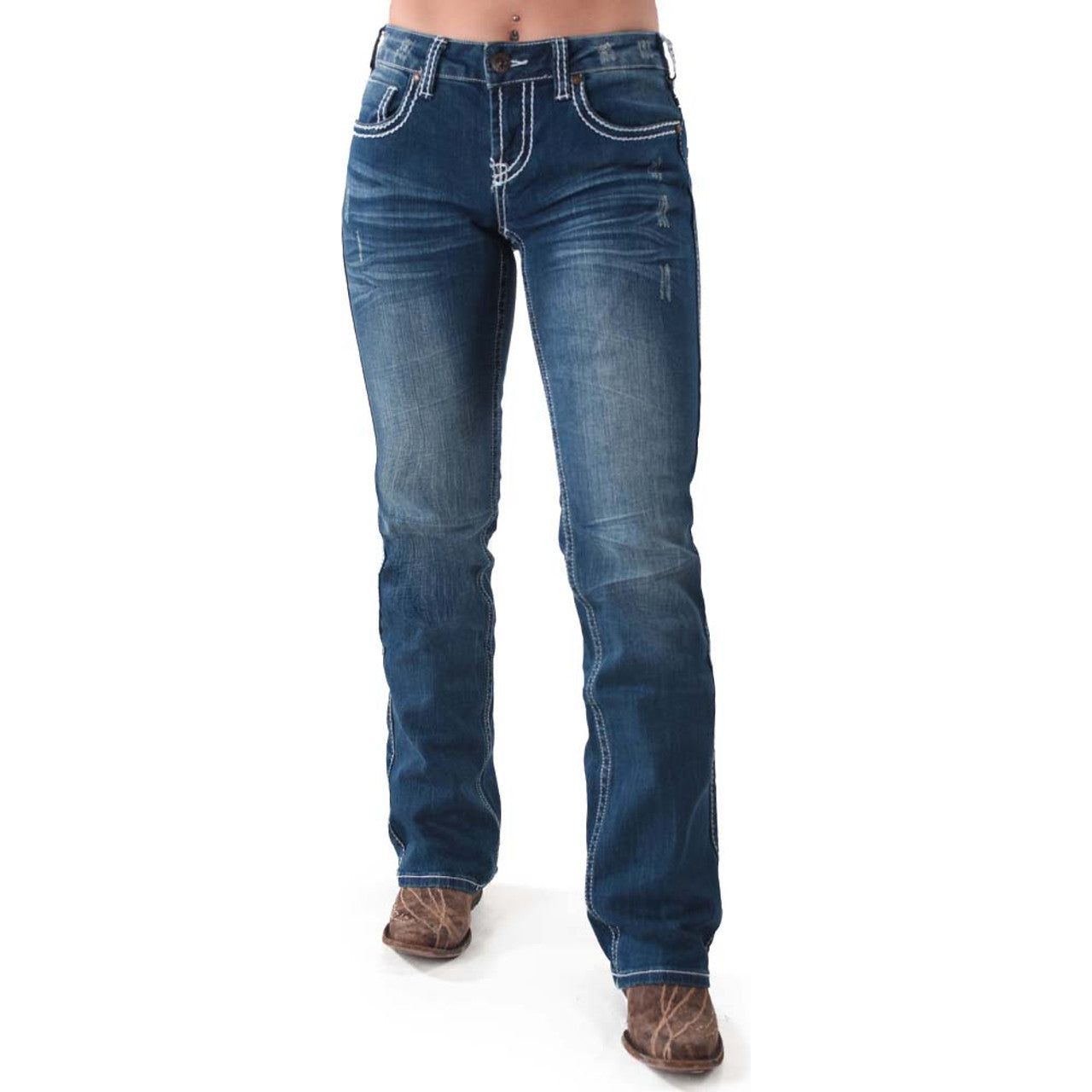 Cowgirl Tuff Jeans - Edgy