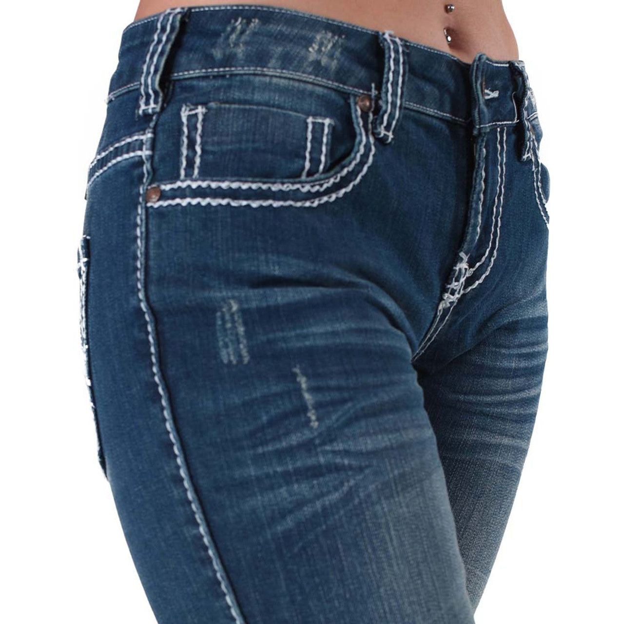 Cowgirl Tuff Jeans - Edgy