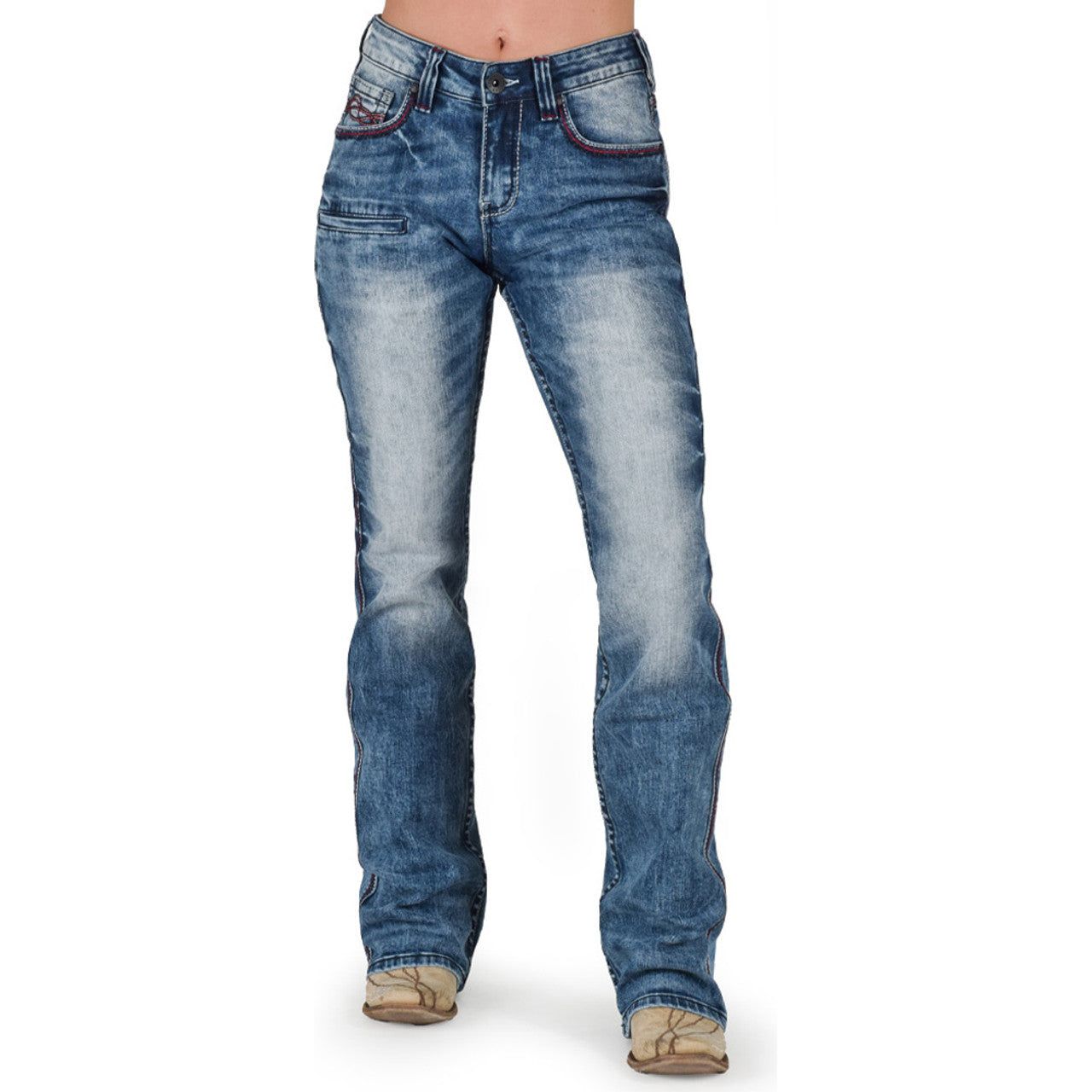 Cowgirl Tuff Jeans - Red Roan