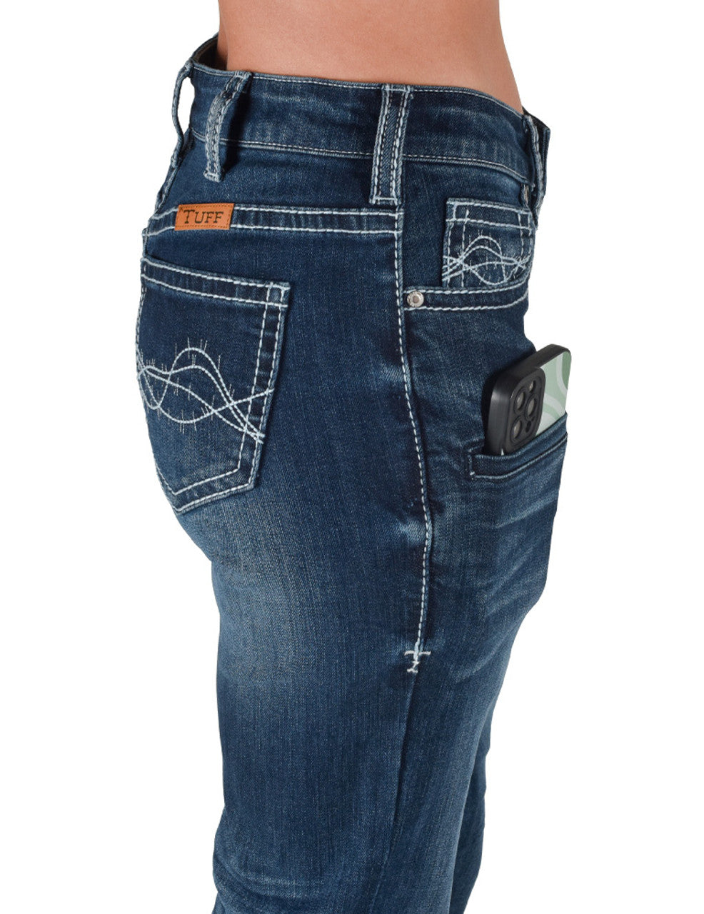Cowgirl Tuff Jeans - Summit White