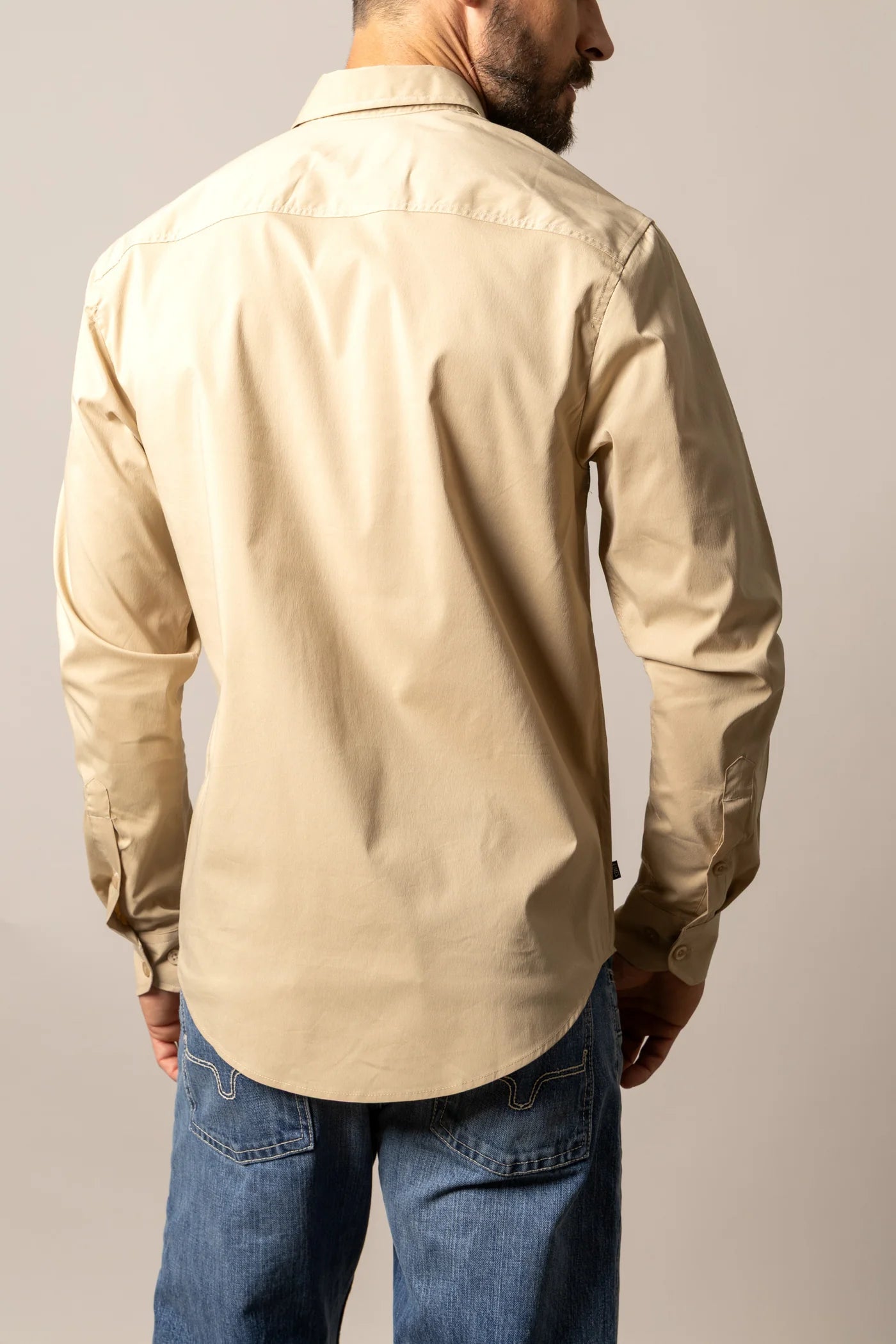 Kimes Ranch Mens Team Dress Shirt Khaki