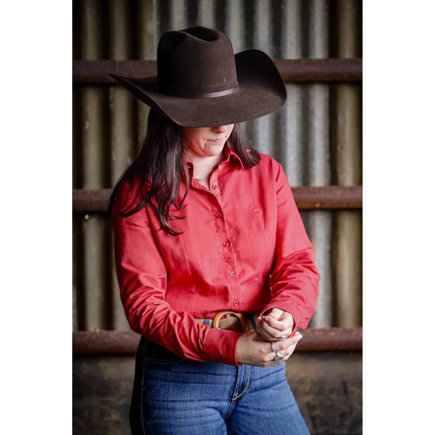Lime & Soda Arabella Campdraft Shirt – Desert Rose