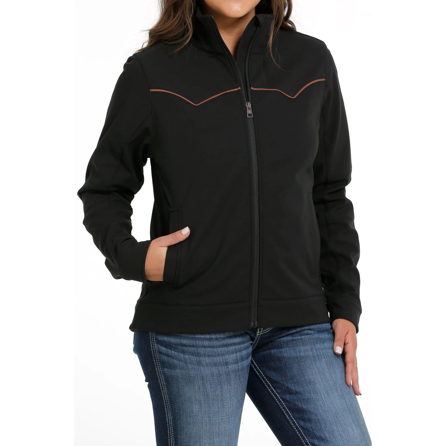 Cinch Women's Black Bonded Western Jacket