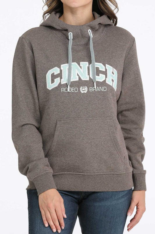 Cinch Women’s Heather Brown Rodeo Band Hoodie
