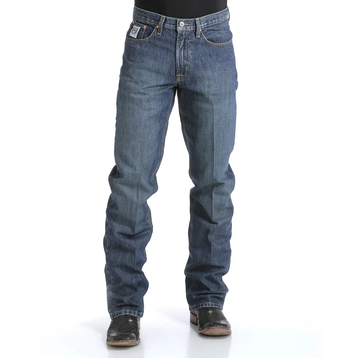 Cinch Men's White Label 013 Relaxed Fit Jeans- Dark Stone