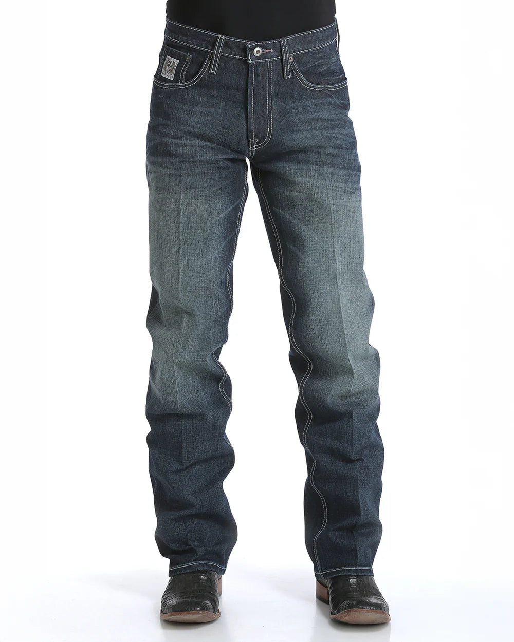 Cinch Men's White Label 019 Relaxed Fit Jeans – Dark Stone