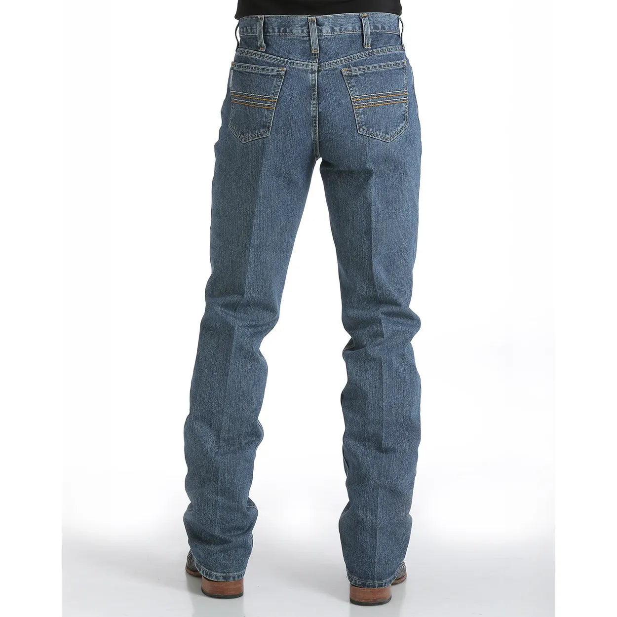 Cinch Men's Silver Label 001 Slim Fit Jeans – Medium Stonewash
