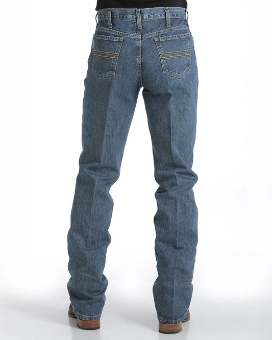 Cinch Men's Silver Label 001 Slim Fit Jeans – Medium Stonewash